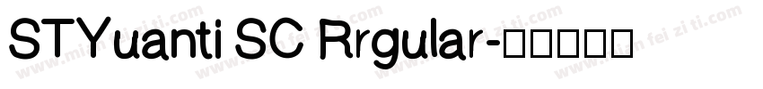 STYuanti SC Rrgular字体转换